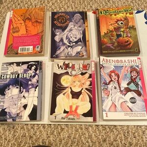 Vintage Lot of 6 Manga Paperback Books